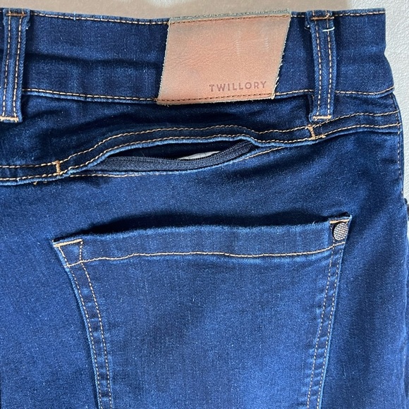 Twilllory 32W 30L Tailored Fit Technical Denim Stretch Cotton Lux Designer Jeans - Picture 6 of 9